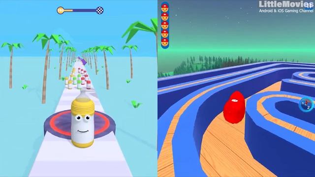 Juice Run | Sky Rolling Balls - All Level Gameplay Android,iOS - NEW APK UPDATE смотреть онлайн