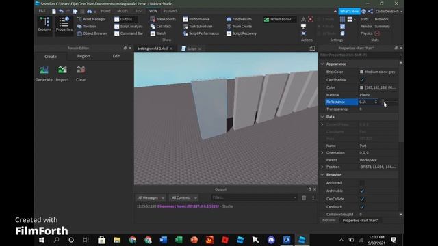 How to make reflections in Roblox Studio смотреть онлайн