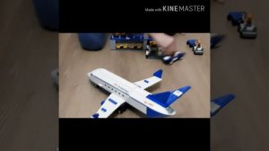 Лего Сити. Пассажирский терминал Аэропорта и Самолет из конструктора.