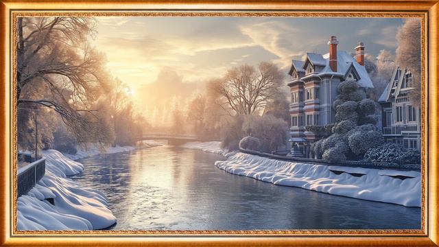 Framed TV Art: Relaxing Tunes | Snowy River смотреть онлайн