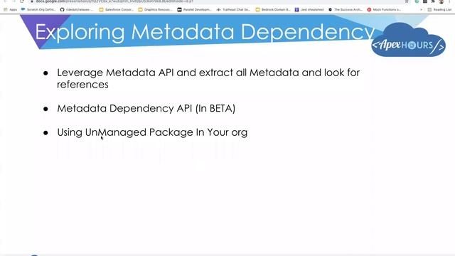 Metadata Dependency & Org Shapes смотреть онлайн
