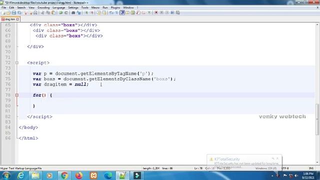 How to create Drag & Drop files HTML,CSS & Javascript in Telugu смотреть онлайн