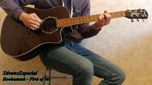 Hoobastank - The First of Me (acoustic cover) смотреть онлайн