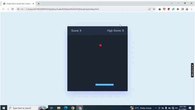 How to Create A Snake Game in HTML CSS & JavaScript || Snake game kasiye banye html, css ,java sy смотреть онлайн