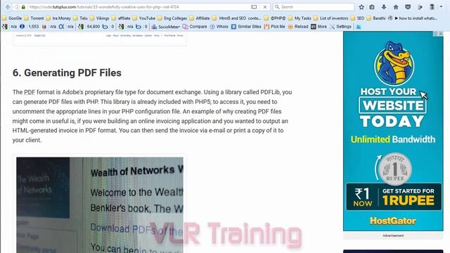 What is Php and Uses Of php In English-vlr training смотреть онлайн
