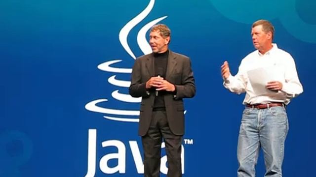 Java One - Larry Ellsion & Scott McNealy gift смотреть онлайн