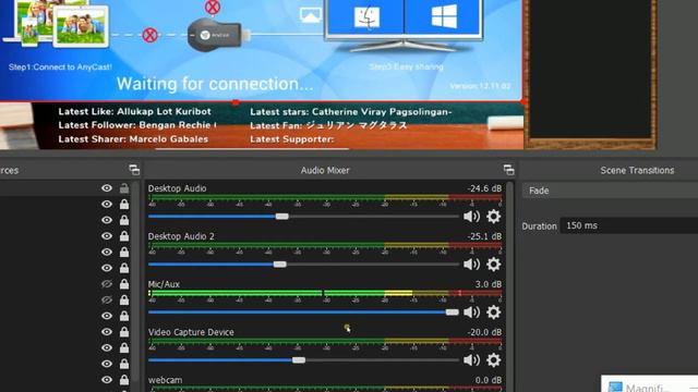 OBS STUDIO Tutorial (Part 3) - MOBILE DEVICE CAPTURE via Video Capture Device & Anycast Wifi Dongle смотреть онлайн