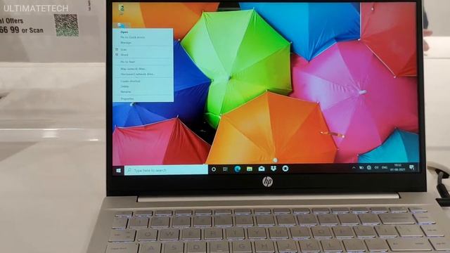 HP Pavilion 14- dv0086TX Unboxing Details смотреть онлайн