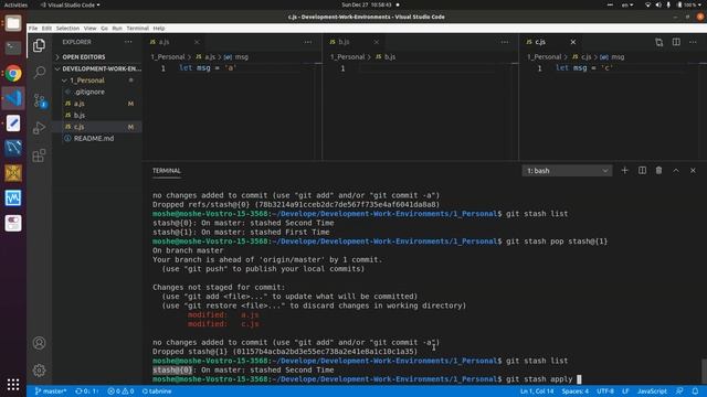 38 Git stash apply смотреть онлайн