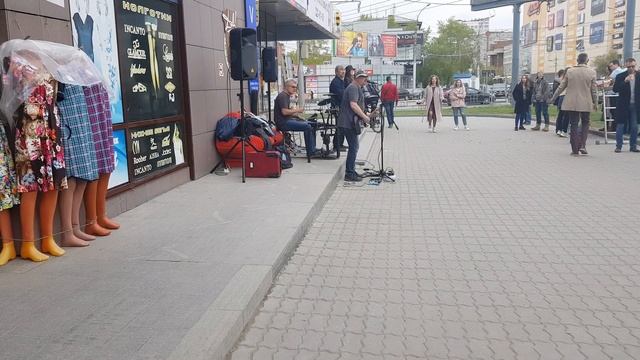 Новосибирск. Выступление на ц. рынке