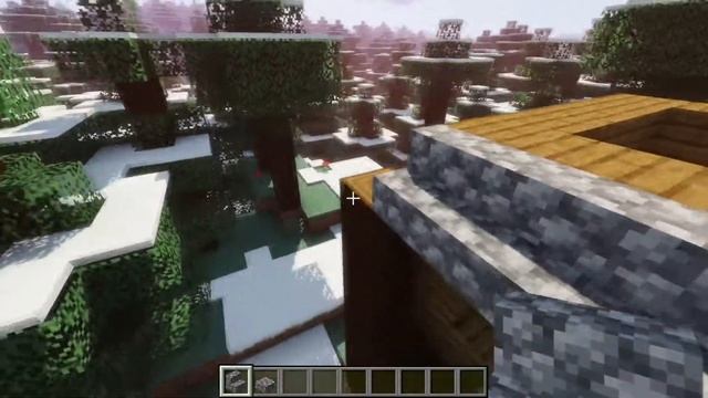 MINECRAFT: КАК ПОСТРОИТЬ 2-Х ЭТАЖНЫЙ ЕЛОВЫЙ ДОМИК | Tutorial смотреть онлайн
