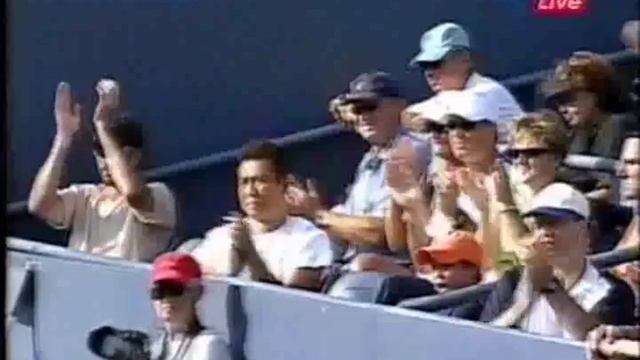Lleyton Hewitt vs. Magnus Gustafsson (US Open 2001 - Round 1) смотреть онлайн