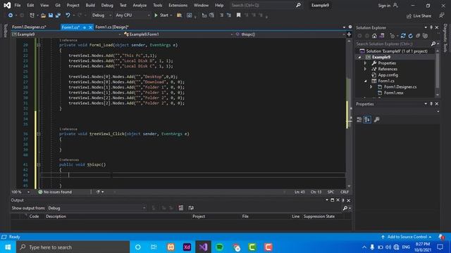 Example C# Form Application (TreeView,ListView) kurdish . смотреть онлайн
