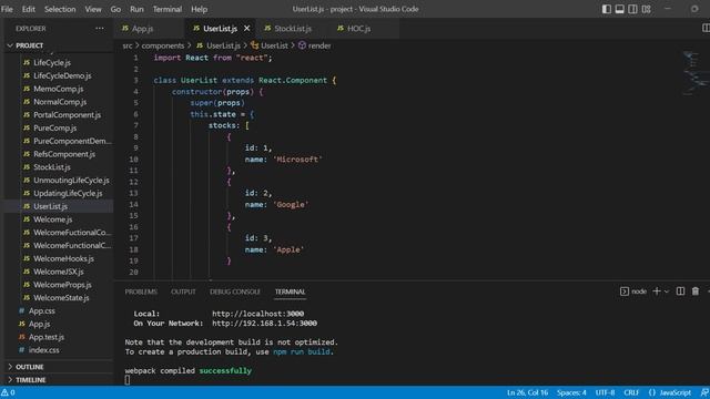 ReactJS Tutorial for Beginners - Part 26 - Higher Order Components смотреть онлайн