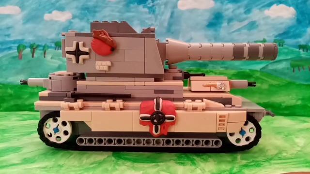 Мощь немецкого монстра. Мультики про танки из лего. смотреть онлайн