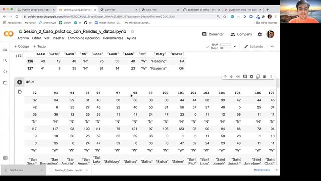 Python: Datos desde un csv y el paquete de pandas смотреть онлайн