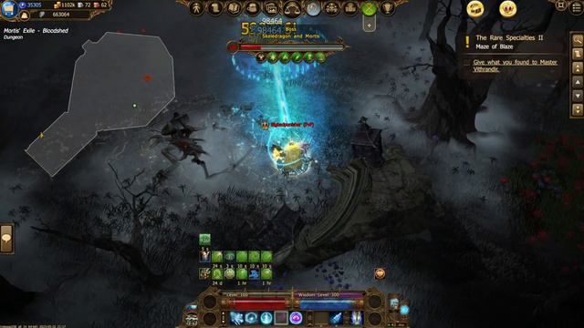 DRAKENSANG, MORTIS BLOODSHED SOLO MAGE UNDER  3 MINS!!!