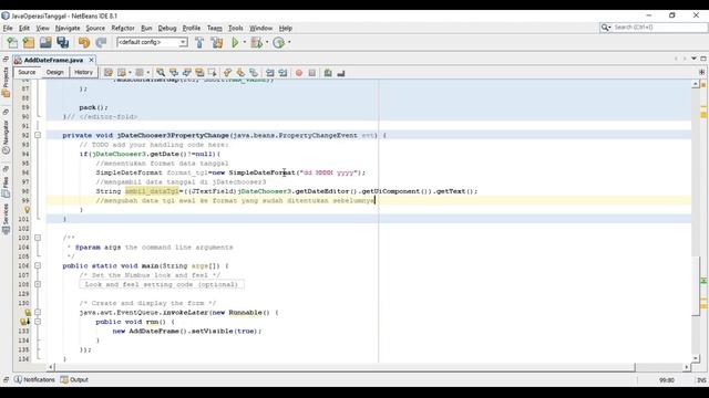 Java: Adding Date Data смотреть онлайн