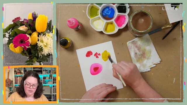 Let's paint florals :) смотреть онлайн