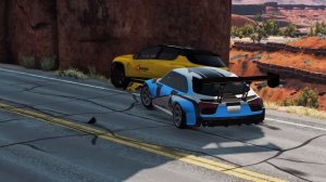 Автомобили против огромных лежачих полицейских