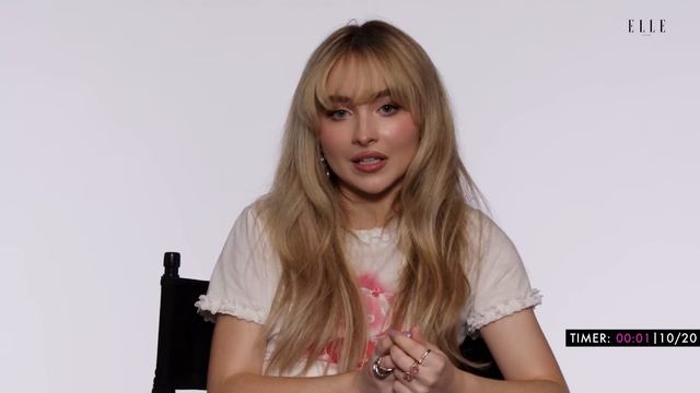 Sabrina Carpenter Sings 'because i liked a boy' & Frank Ocean in ROUND 2 of Song Association | ELLE смотреть онлайн
