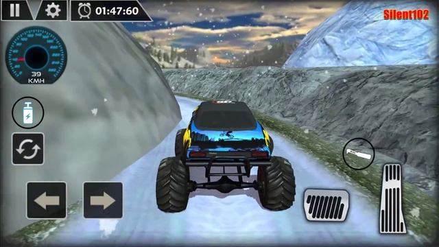 Monster Truck Offroad Stunts Racer - Off Road 4x4 Driver Simulator - Android Gameplay смотреть онлайн