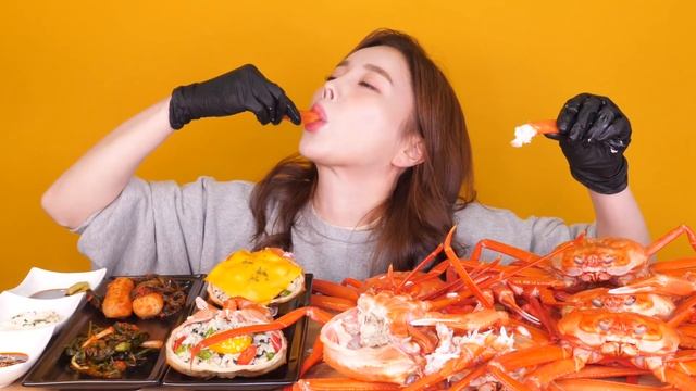 [Mukbang] 싱싱한 홍게 10마리 먹방?Most Delicious Red Snow Crab Eatingsound 帝王蟹 ンクレプ Ssoyoung