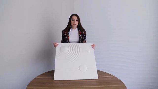 Обзор стеновой 3D панели "Dune" из пенополиуретана от бренда "Relieffo" смотреть онлайн