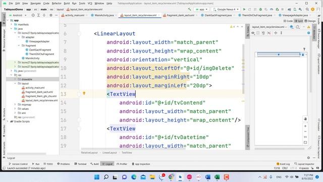 Tablayout - ViewPager2 - Recyclerview - SQLite Room смотреть онлайн