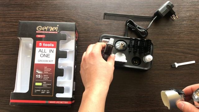Моя распаковка супер Триммера 5в1 Gemei 571 смотреть онлайн
