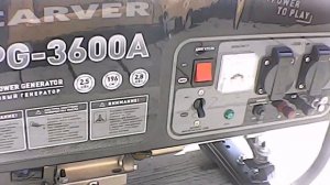Обзор бензогенератора CARVER 3600A