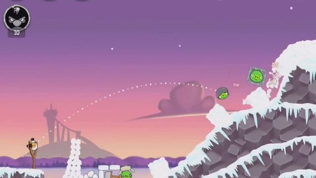 Angry Birds Seasons On Finn Ice 1-14 Walkthrough 3 Star смотреть онлайн