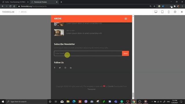 Archs : Free Bootstrap 4 HTML5 Agency Website Template смотреть онлайн