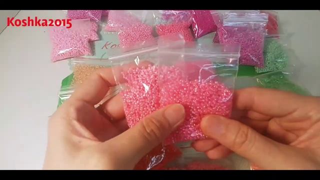 Китайский бисер Распаковка с Koshka2015 - цветы из бисера, бисероплетение Beaded flowers DIY смотреть онлайн