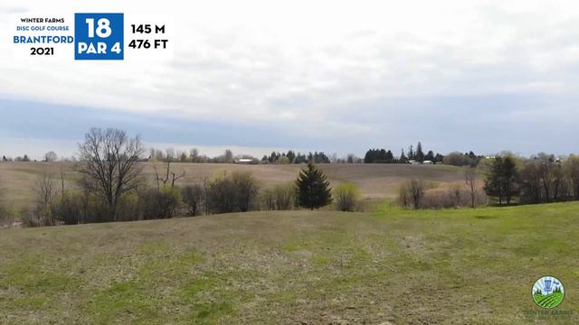 Brantford - Winter Farms Disc Golf Course V1.0 | Drone flight смотреть онлайн