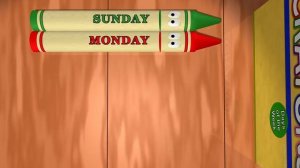 Days of the Week: Sunday to Saturday with Calendar Crayons