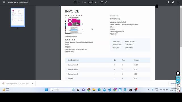 Build a React.js Material PDF Invoice Editor in Browser Using react-pdf/renderer & MUI Using TS смотреть онлайн