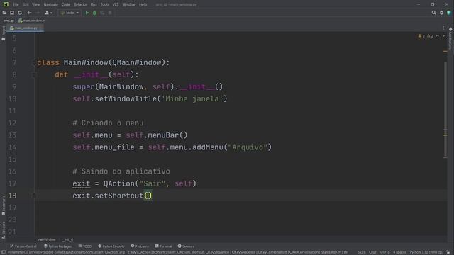356 - Criando um menu em uma janela do QT com Pyside6 Python смотреть онлайн