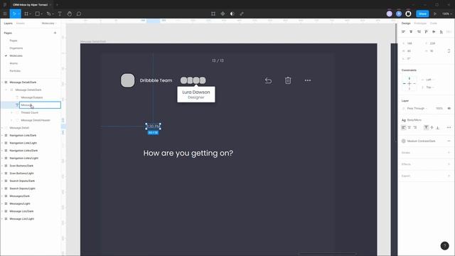 Designing Inbox Messages in Figma | How to Build an Inbox UI Ep. 15 смотреть онлайн