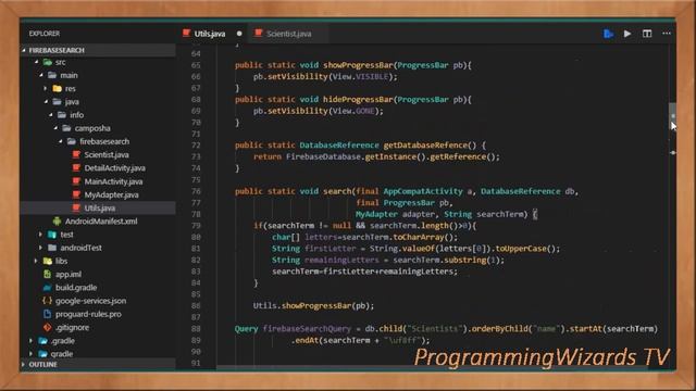 Android S12E3 : Firebase Realtime Search/Filter with highlights смотреть онлайн