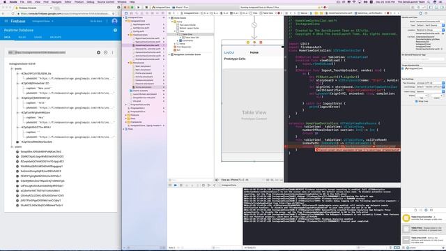 Swift 3 & Firebase 4 & 3 - Build Instagram Feed with TableView - Ep22 смотреть онлайн