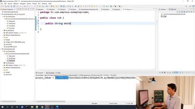 Emissão de QRCode API Pix Java - Gerencianet смотреть онлайн
