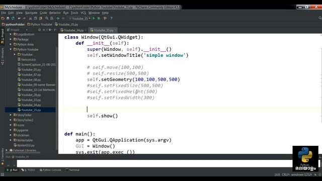 Python Malayalam 35 - How to create a BUTTON in PyQt4 смотреть онлайн