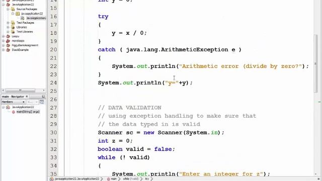 CIT2613 Exception Handling смотреть онлайн