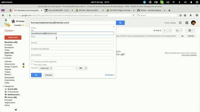 Curso de MantisBT Capitulo 8: Email Reporting смотреть онлайн