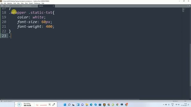 CSS Text Typing Animation | Multiple Text Typing Animation | SWC | 2021 смотреть онлайн