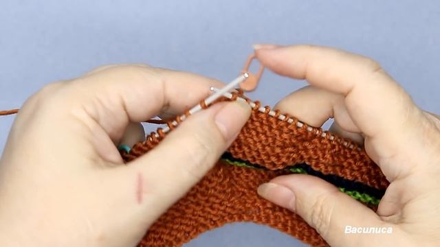 65 Пинетки спицами с закругленным носком Василиса смотреть онлайн