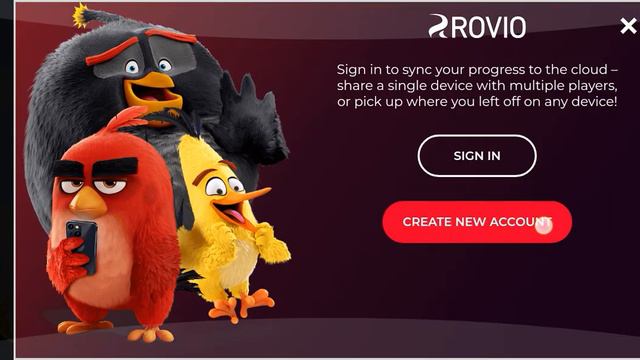 How To Create Or Login Rovio Account In ROVIO CLASSICS ANGRY BIRDS IN 2023 ANDROID