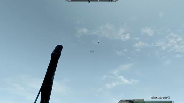 Skyrim: UFO or just a flying shield!? смотреть онлайн