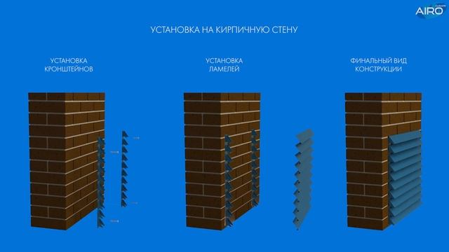 Фасадные ламели AIRO смотреть онлайн